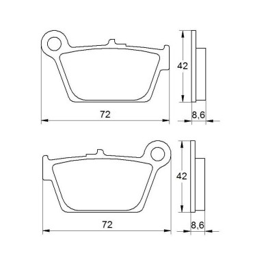 PASTILLA FRENOS ACCOSSATO AGPA188 st racing store