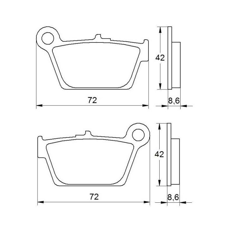 PASTILLA FRENOS ACCOSSATO AGPA188 st racing store