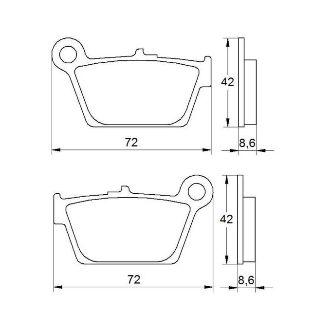 PASTILLA FRENOS ACCOSSATO AGPA188 st racing store