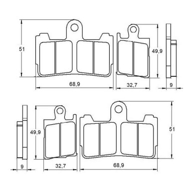 PASTILLA FRENOS ACCOSSATO AGPA193 st racing store