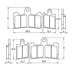 PASTILLA FRENOS ACCOSSATO AGPA193 st racing store