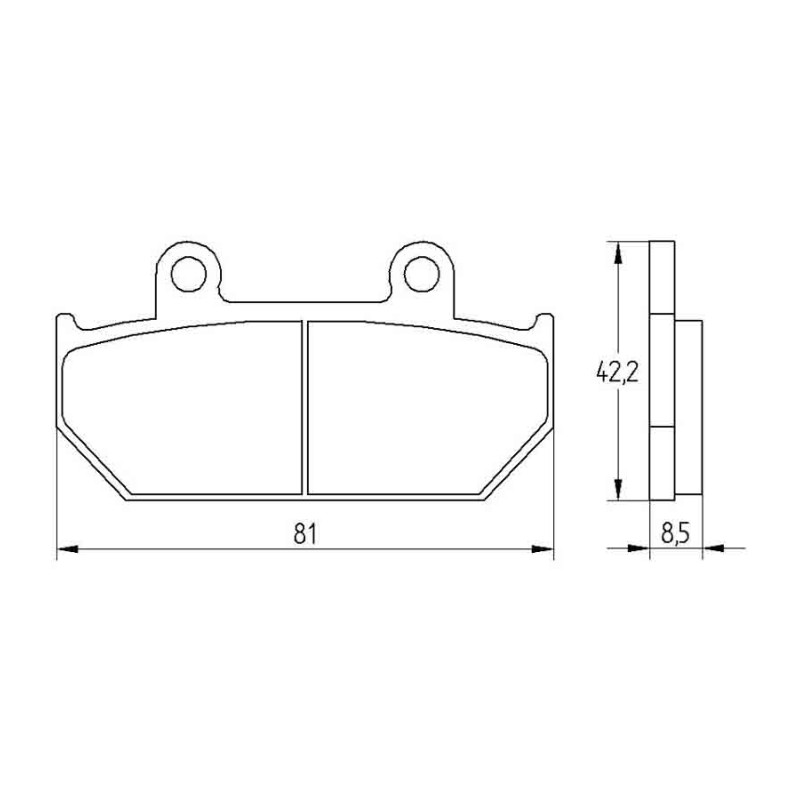 PASTILLA FRENOS ACCOSSATO AGPA195 st racing store