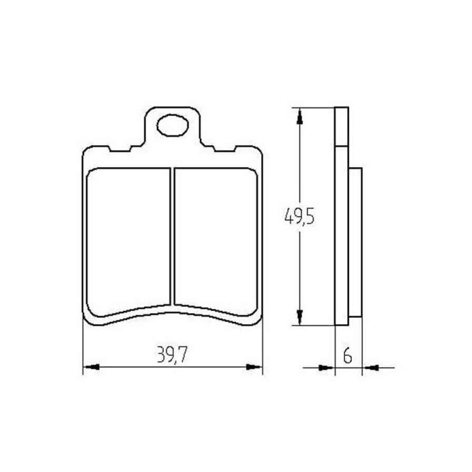 PASTILLA FRENOS ACCOSSATO AGPA198 st racing stote