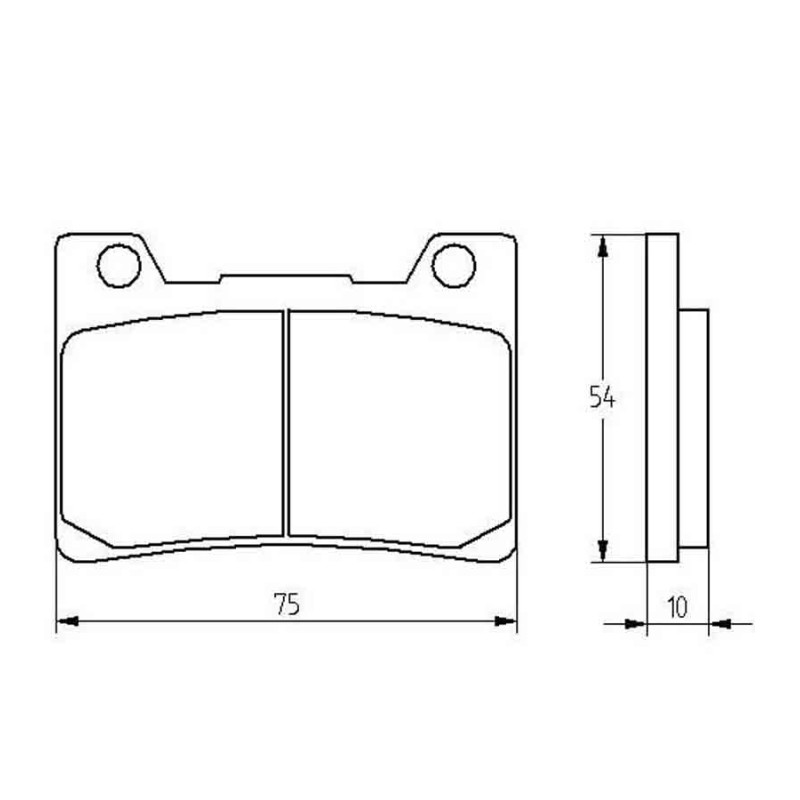 PASTILLA FRENOS ACCOSSATO AGPA199 st racing store