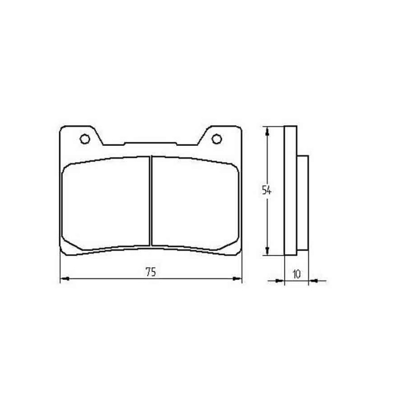 PASTILLA FRENOS ACCOSSATO AGPA200 st racing store