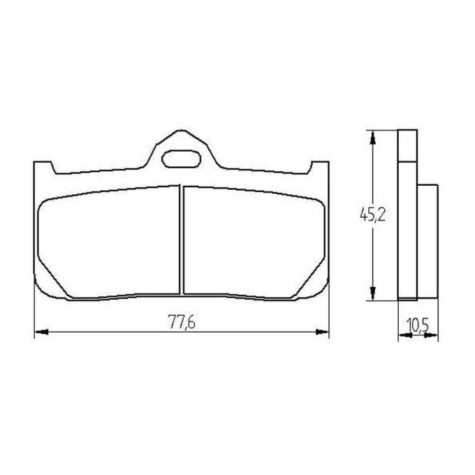 PASTILLA FRENOS ACCOSSATO AGPA208 st racing store