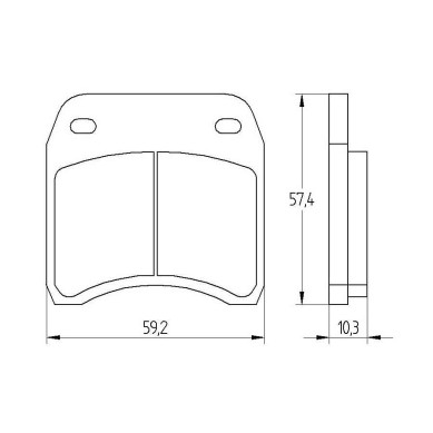 PASTILLA FRENOS ACCOSSATO AGPA209 st racings tore
