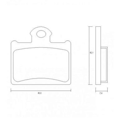 PASTILLA FRENOS ACCOSSATO AGPP210 st racing store