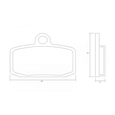 PASTILLA FRENOS ACCOSSATO AGPA211