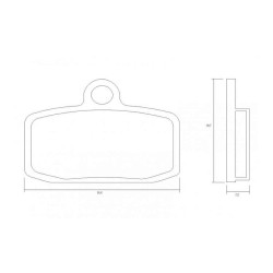 PASTILLA FRENOS ACCOSSATO AGPA211