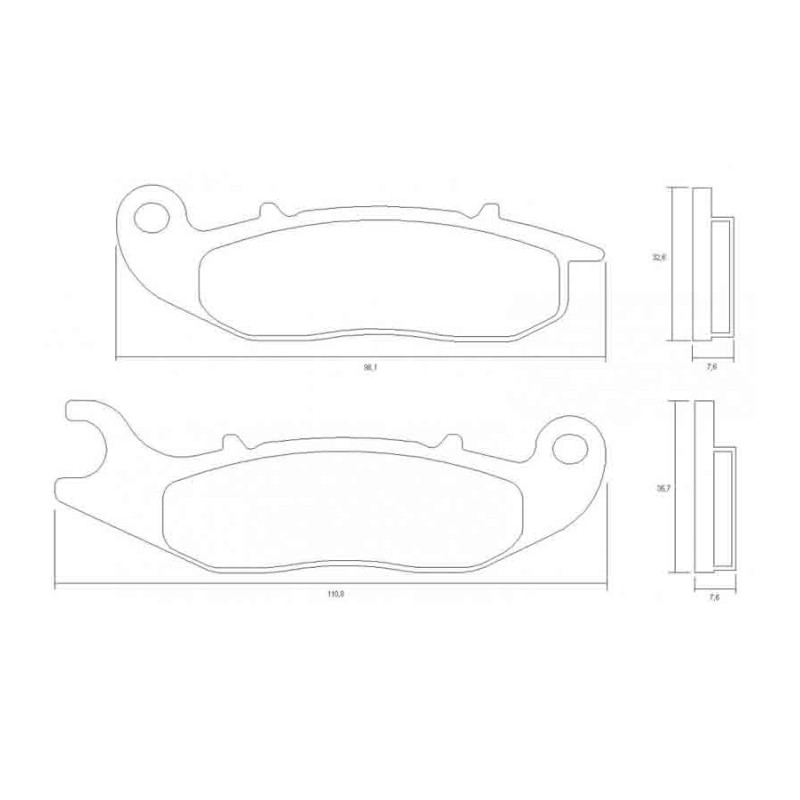 PASTILLA FRENOS ACCOSSATO AGPA212 st raicng store