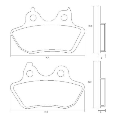 PASTILLA FRENOS ACCOSSATO AGPP214 st racing stpre
