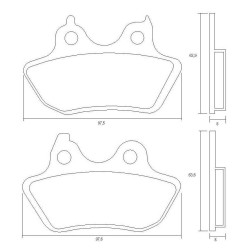 PASTILLA FRENOS ACCOSSATO AGPP214 st racing stpre