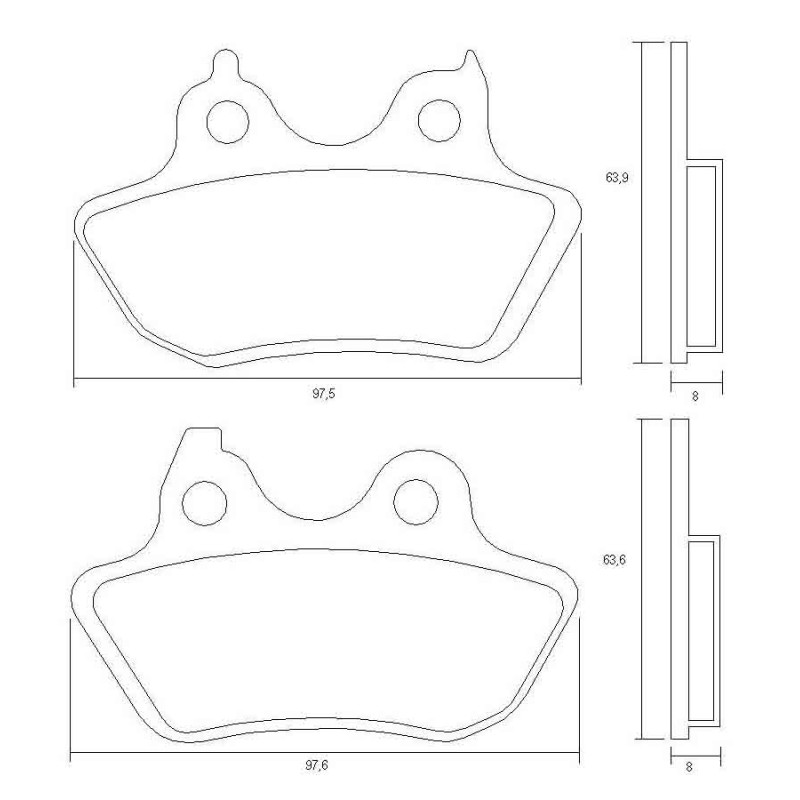 PASTILLA FRENOS ACCOSSATO AGPP214 st racing stpre