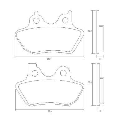 PASTILLA FRENOS ACCOSSATO AGPA215 st racings tore