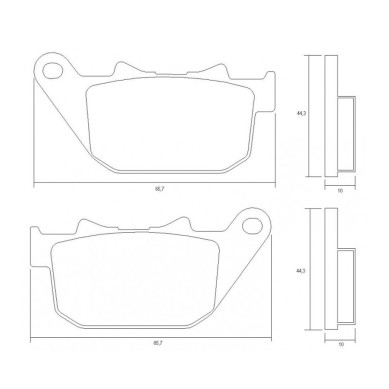 PASTILLA FRENOS ACCOSSATO AGPP217