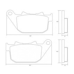 PASTILLA FRENOS ACCOSSATO AGPP217