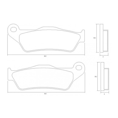 PASTILLA FRENOS ACCOSSATO AGPA218 st raicng store