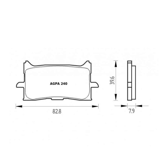 PASTILLA FRENOS ACCOSSATO AGPA240 st racing store