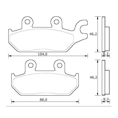 PASTILLA FRENOS ACCOSSATO AGPA277 st racingstore