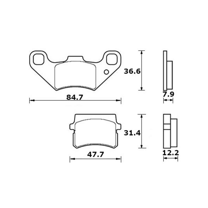 PASTILLA FRENOS ACCOSSATO AGPA282 st racing store