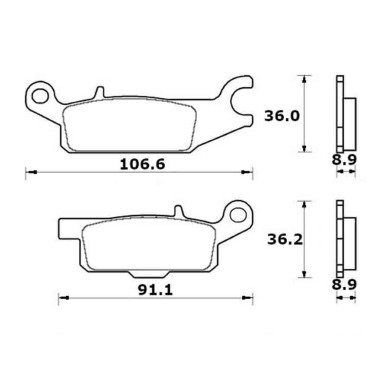 PASTILLA FRENOS ACCOSSATO AGPP256 st racing storte