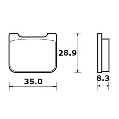 PASTILLA FRENOS ACCOSSATO AGPP258 st racings tore