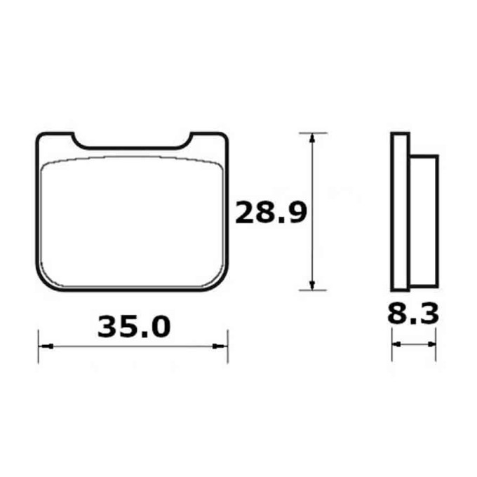 PASTILLA FRENOS ACCOSSATO AGPP258 st racings tore