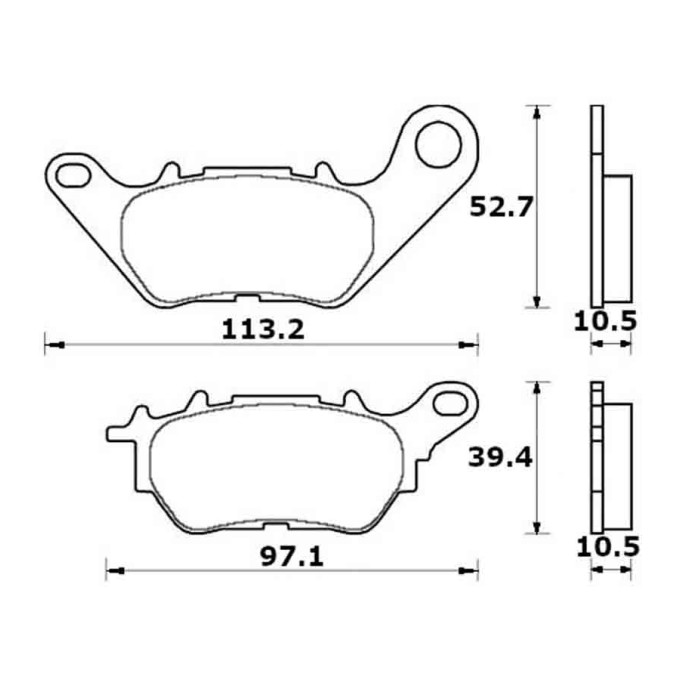 PASTILLA FRENOS ACCOSSATO AGPP259st racings tore