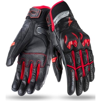 GUANTE SEVENTY DEGREES SD-N32 NAKED NEGRO / ROJO