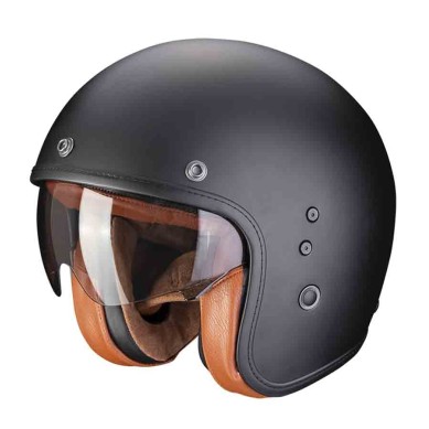 CASCO SCORPION BELFAST EVO LUXE NEGRO MATE ST RACING STORE