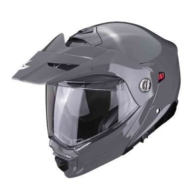 CASCO SCORPION ADX-2 SOLIDO GRIS CEMENTO ST RACING STORE