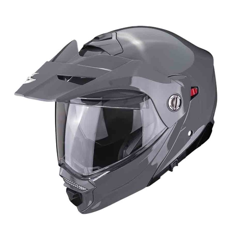 CASCO SCORPION ADX-2 SOLIDO GRIS CEMENTO ST RACING STORE