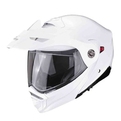 CASCO SCORPION ADX-2 SOLIDO BLANCO ST RACING STORE