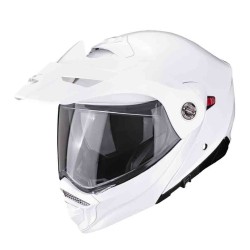 CASCO SCORPION ADX-2 SOLIDO BLANCO ST RACING STORE
