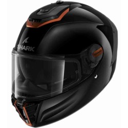 CASCO INTEGRAL SHARK SPARTAN RS BLANK SP NEGRO / CUPPER ST RACING STORE