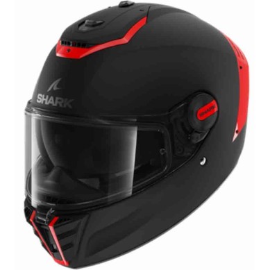CASCO INTEGRAL SHARK SPARTAN RS BLANK SP MAT NEGRO / NARANJA ST RACING STORE