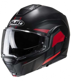CASCO MODULAR HJC I100 BEIS NEGRO / ROJO