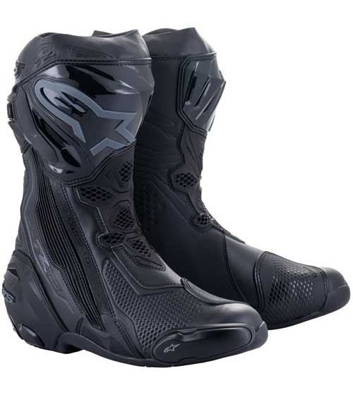 BOTAS DE MOTO ALPINESTARS SUPERTECH R NEGRO / NEGRO BOTAS DE MOTO ALPINESTARS SUPERTECH R NEGRO / NEGRO