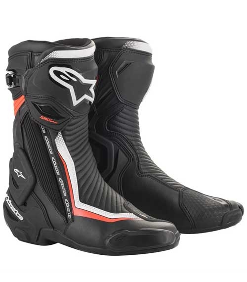 BOTAS ALPINESTARS SMX PLUS V2 NEGRO / BLANCO / ROJO BOTAS ALPINESTARS SMX PLUS V2 NEGRO / BLANCO / ROJO