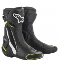 BOTAS ALPINESTARS SMX PLUS V2 NEGRO / BLANCO / AMARILLO FLUOR BOTAS ALPINESTARS SMX PLUS V2 NEGRO / BLANCO / AMARILLO FLUOR