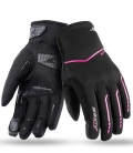 GUANTES INVIERNO DE MOTO MUJER SEVENTY DEGREES SD-C51 NEGRO/ROSA