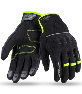 GUANTES DE VERANO MOTO HOMBRE SEVENTY DEGREES SD-C54 NEGRO/AMARILLO
