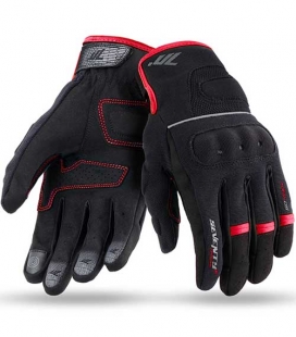 GUANTES DE VERANO MOTO HOMBRE SEVENTY DEGREES SD-C54 NEGRO/ROJO