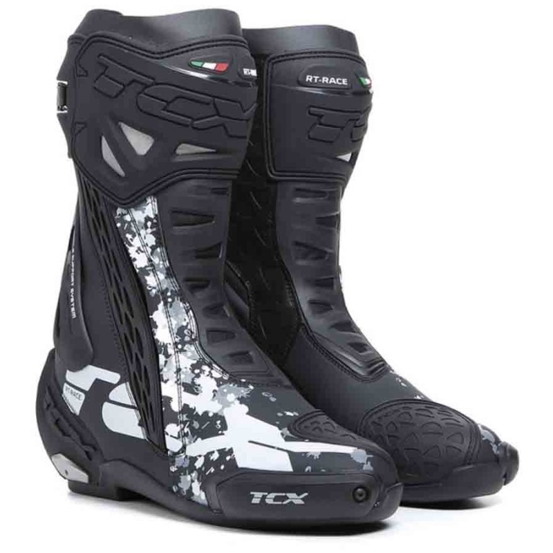 BOTAS RACING TCX RT-RACE NEGRO / GRIS / BLANCO