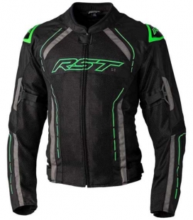 CHAQUETA VERANO HOMBRE RST S-1 MESH NEGRO/VERDE