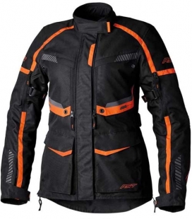 CHAQUETA MUJER RST MAVERICK EVO NEGRO/NARANJA