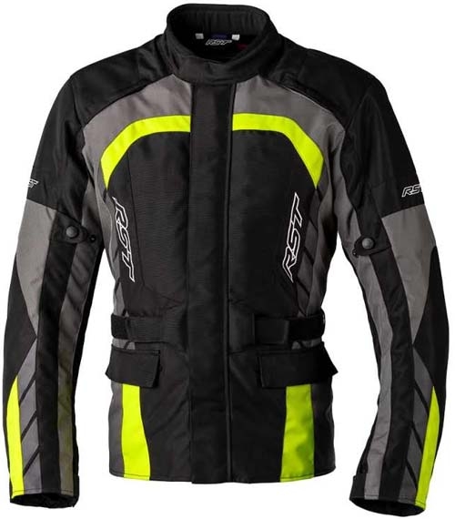 CHAQUETA HOMBRE RST ALPHA 5 NEGRO/GRIS/AMARILLO FLUOR
