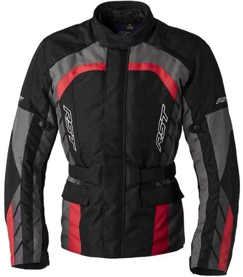 CHAQUETA HOMBRE RST ALPHA 5 NEGRO/GRIS/ROJO