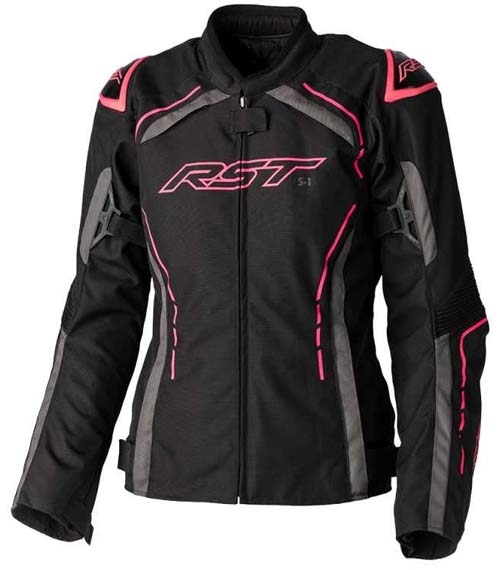 CHAQUETA MUJER RST S-1 NEGRO/ROSA